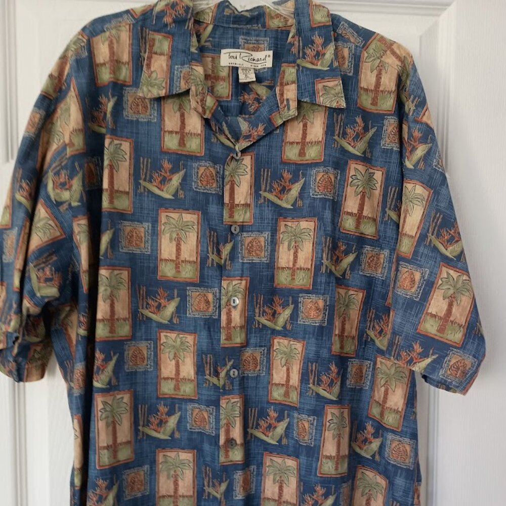 Tori Richard Men's XL Short Sleeved Shirt